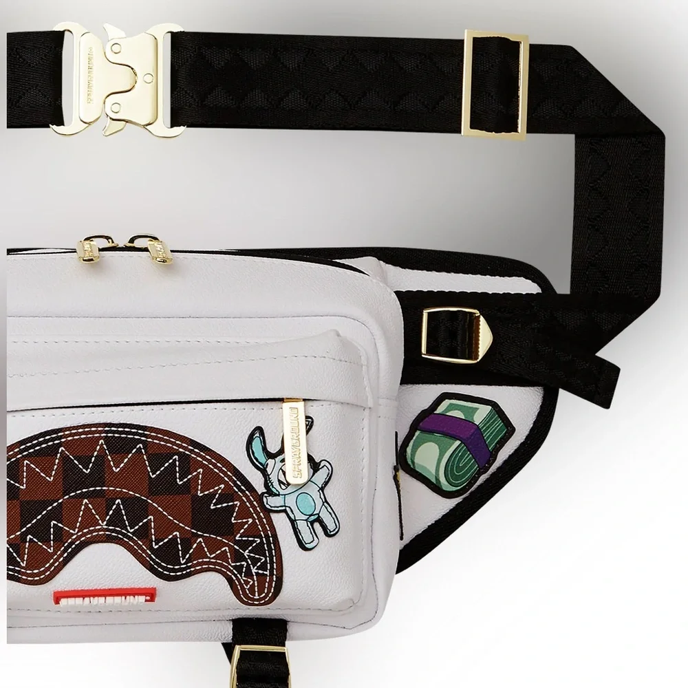 Sprayground LET'S MAKE SOME NOISE CARGO CROSSBODY fanny pack - Picture 3 of 4